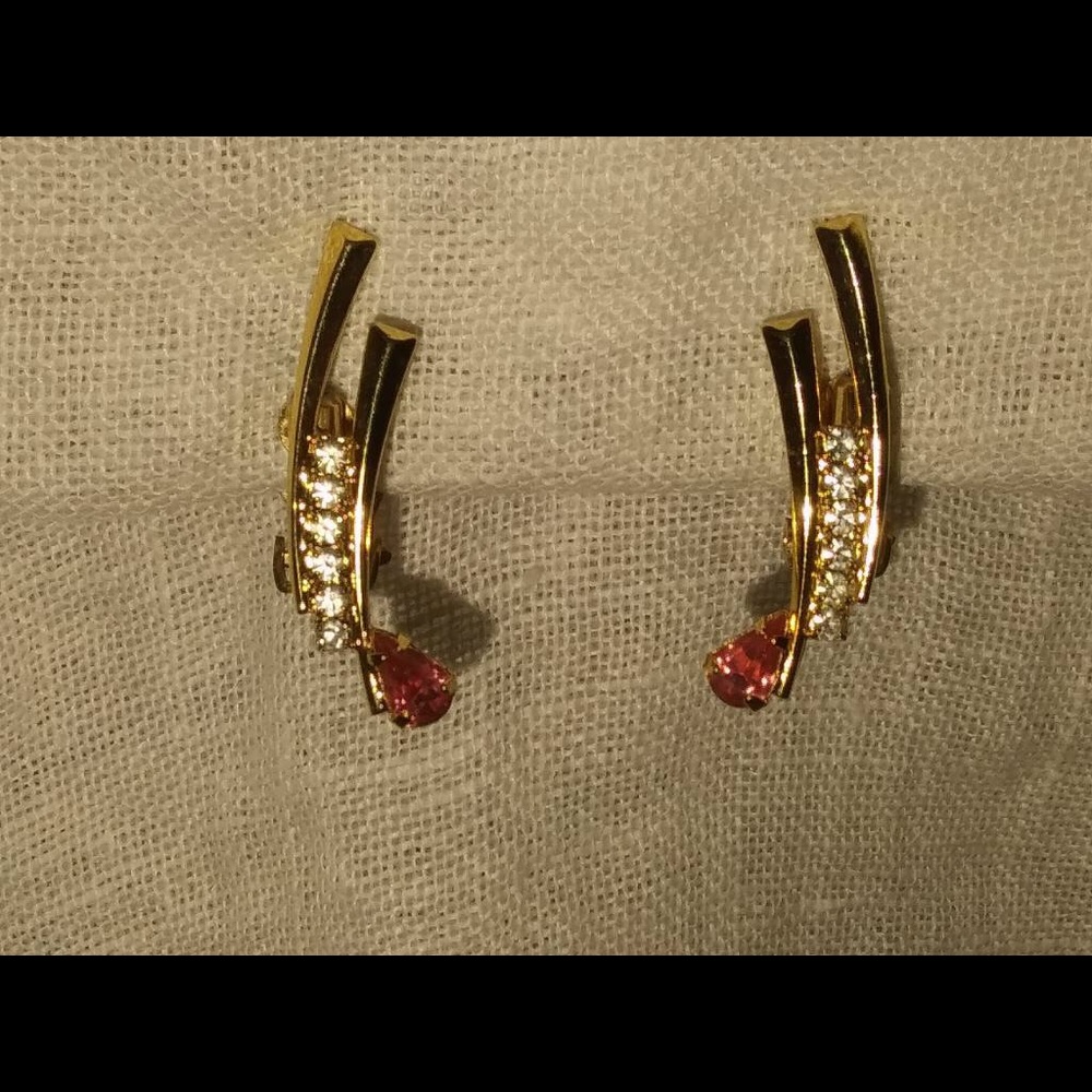 Vintage clip on earrings